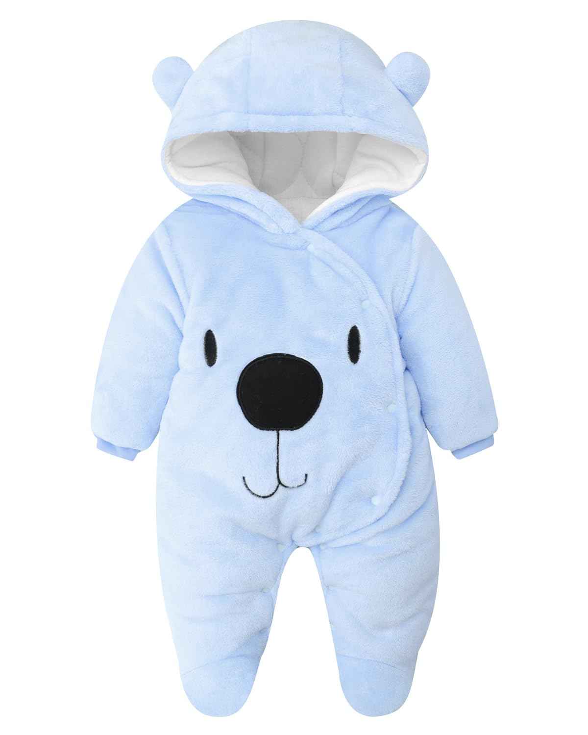 Baby Overall Winter Mit Kapuze Schneeanzug