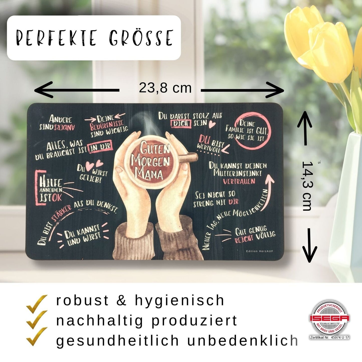 Frühstücksbrettchen “Guten Morgen Mama"
