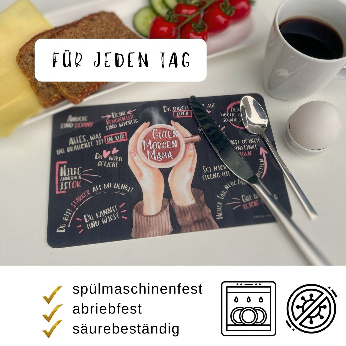 Frühstücksbrettchen “Guten Morgen Mama"