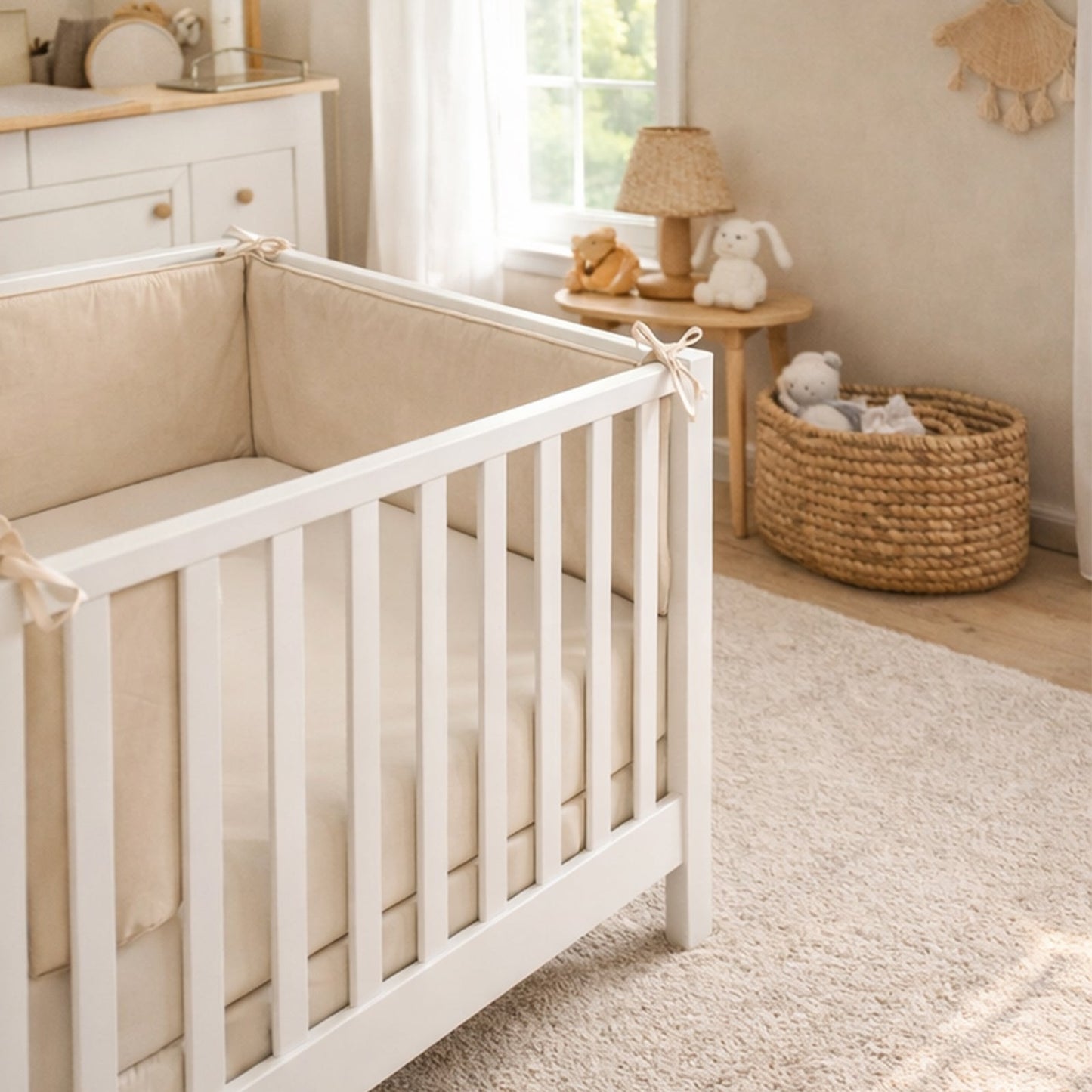 Bettumrandung Baumwolle für Baby- und Beistellbetten – Schutz, Komfort & Qualität