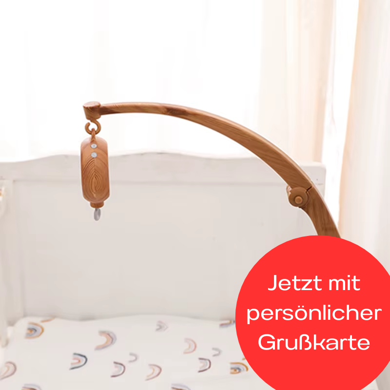 KidzzCamp Mobile-Halterung Wickeltisch Reisebett mit individueller Grußkarte und schnellem Versand