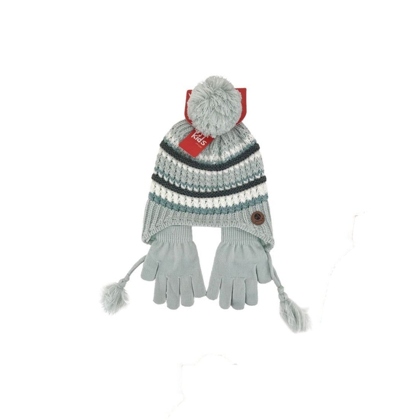 Baby Kinder Winter Mütze mit Handschuhen Set