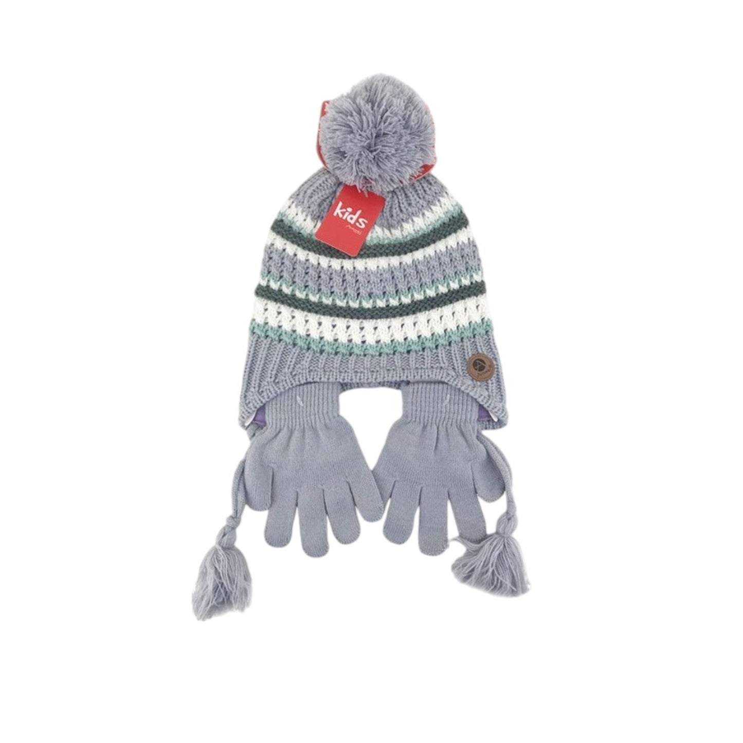 Baby Kinder Winter Mütze mit Handschuhen Set
