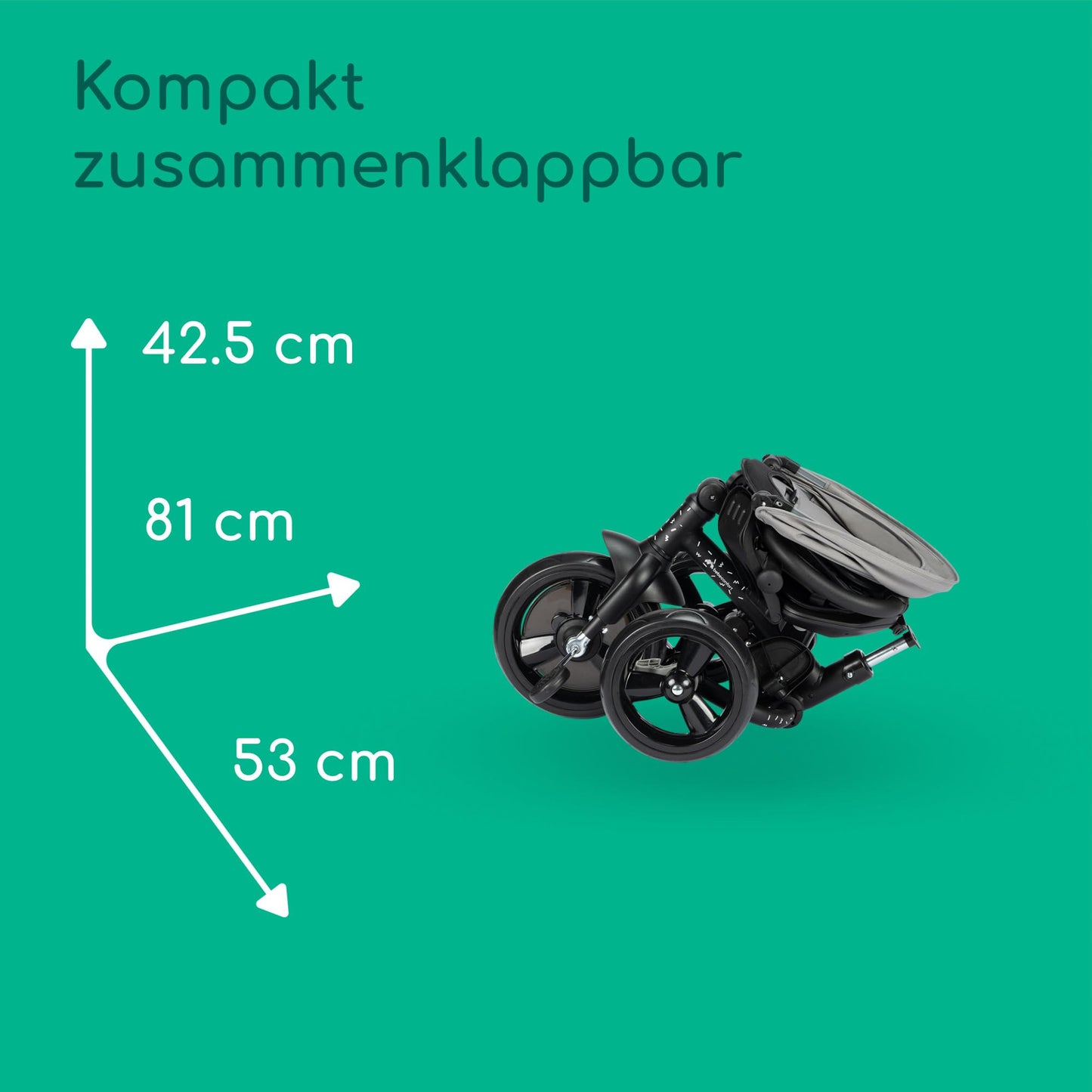 Bebeconfort Zephir, leichter Reise Buggy, mit Dreirad