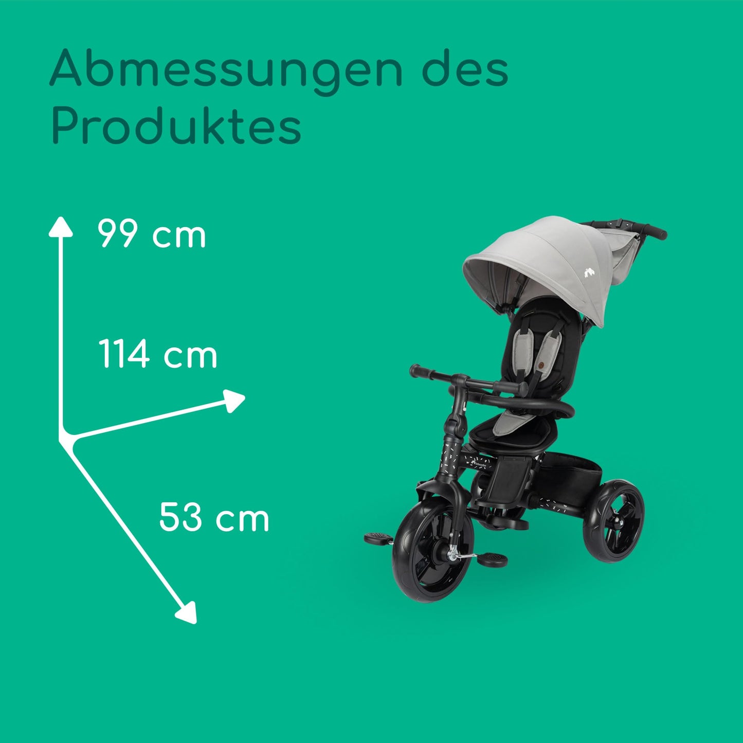 Bebeconfort Zephir, leichter Reise Buggy, mit Dreirad