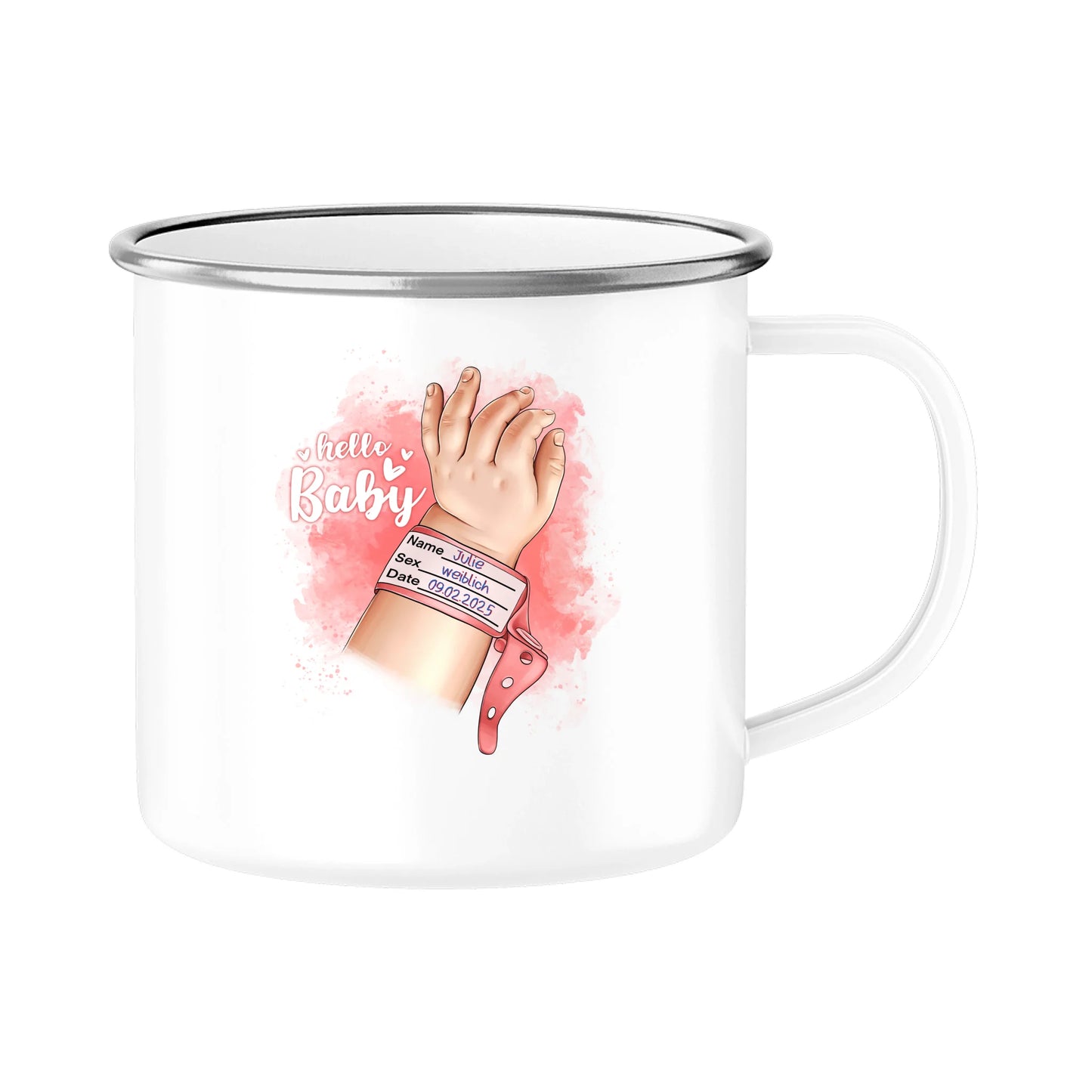 KidzzCamp Personalisierte Tasse "Hello Baby"