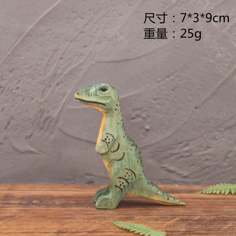 Dinosaurier Figuren aus Holz