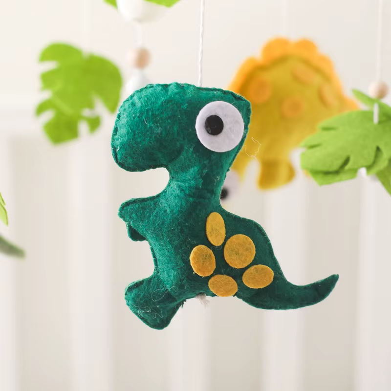 KidzzCamp Filz Mobile Babybett "DinoTraum"