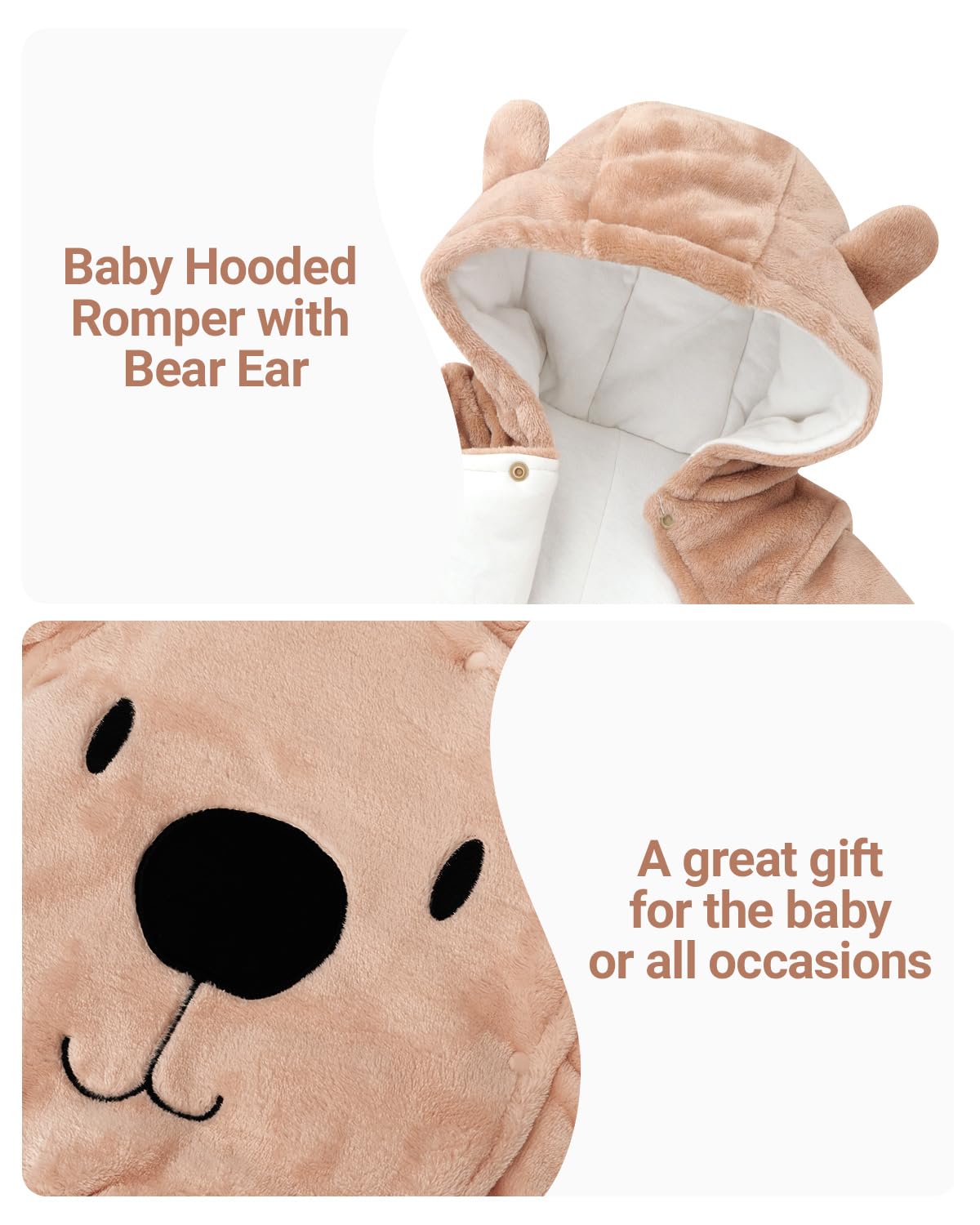 Baby Overall Winter Mit Kapuze Schneeanzug