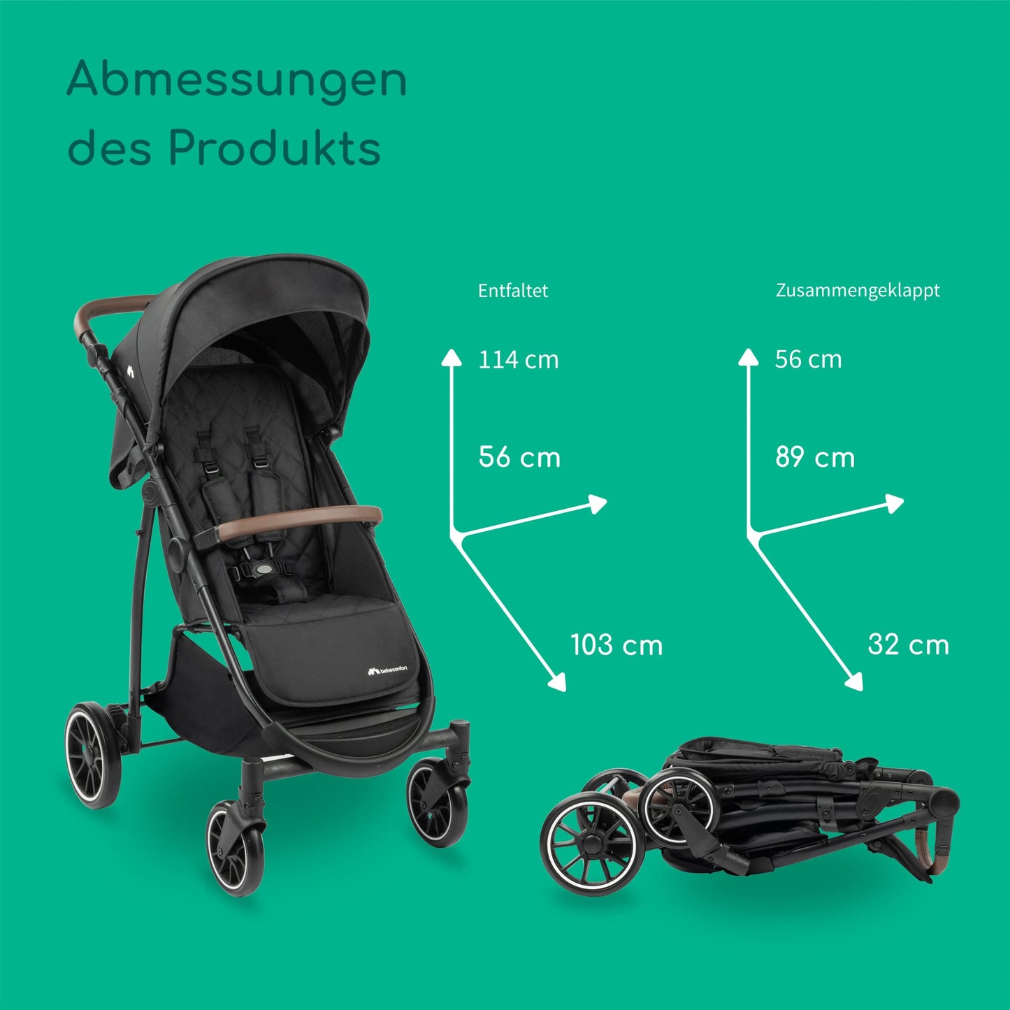 Bebeconfort Zephir, leichter Reise Buggy, mit Dreirad