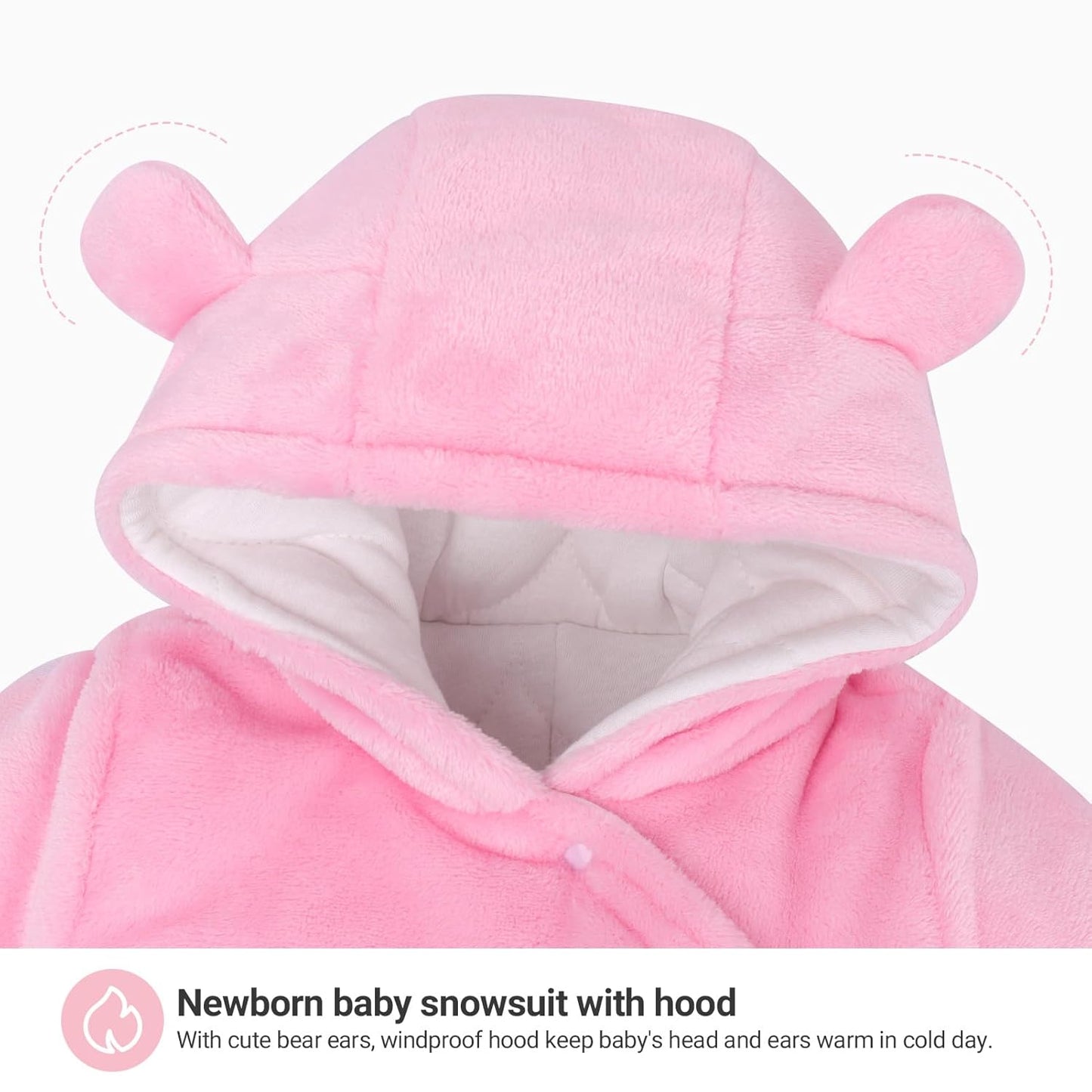 Baby Overall Winter Mit Kapuze Schneeanzug