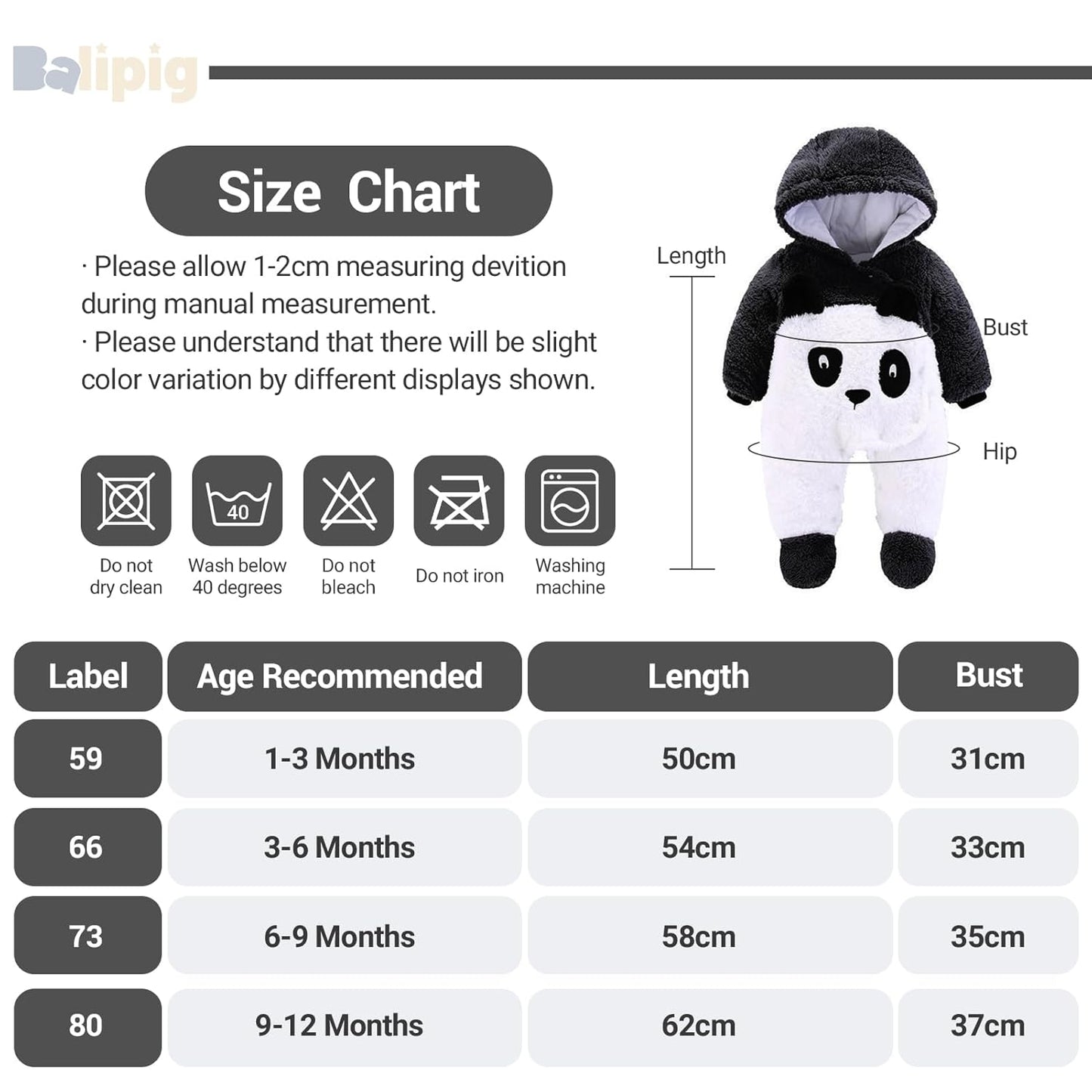 Baby Overall Winter Mit Kapuze Schneeanzug
