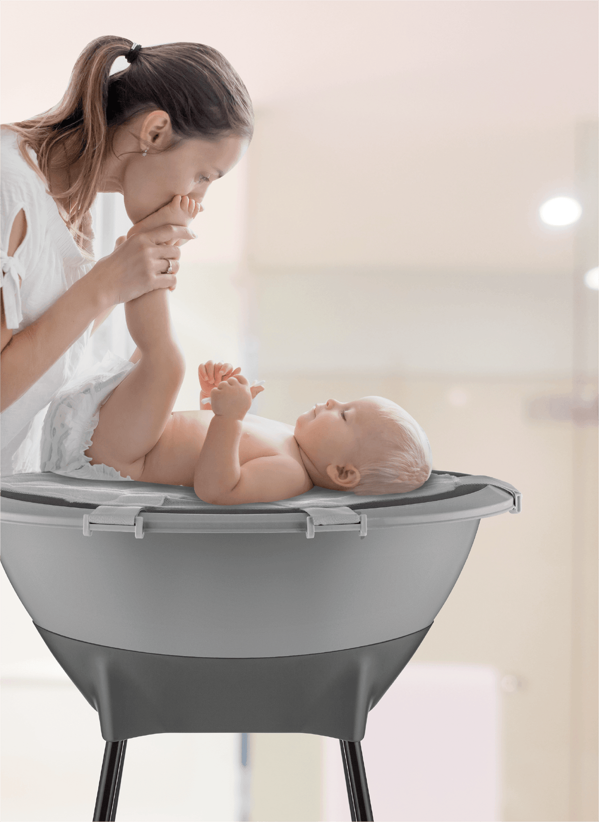 Babyjem Elegant Babybadewanne 38 L mit Ständer