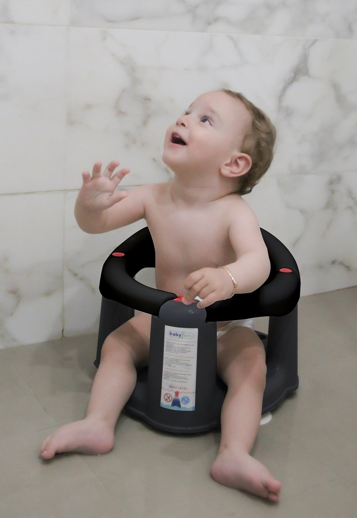Babyjem Baby-Badesitz mit Frontöffnung