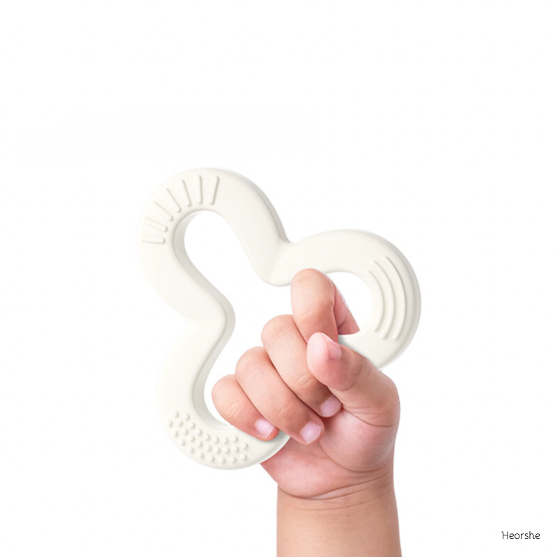Baby Beißring Beißspielzeug Kleeblatt Teether