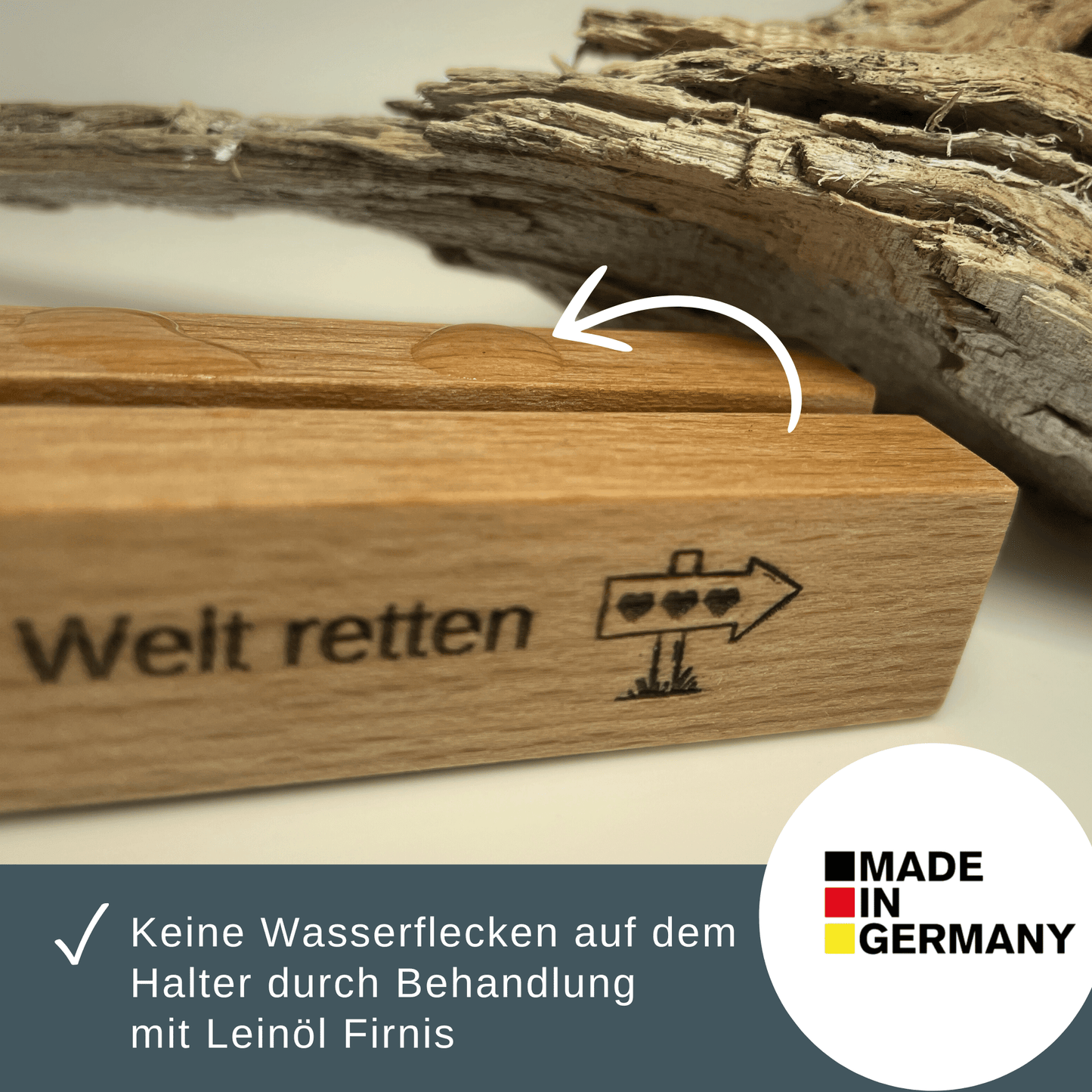 Geschenkset für Eltern: liebevolles Frühstücksbrettchen-Set für Mama und Papa mit individualisierbarem Holzhalter