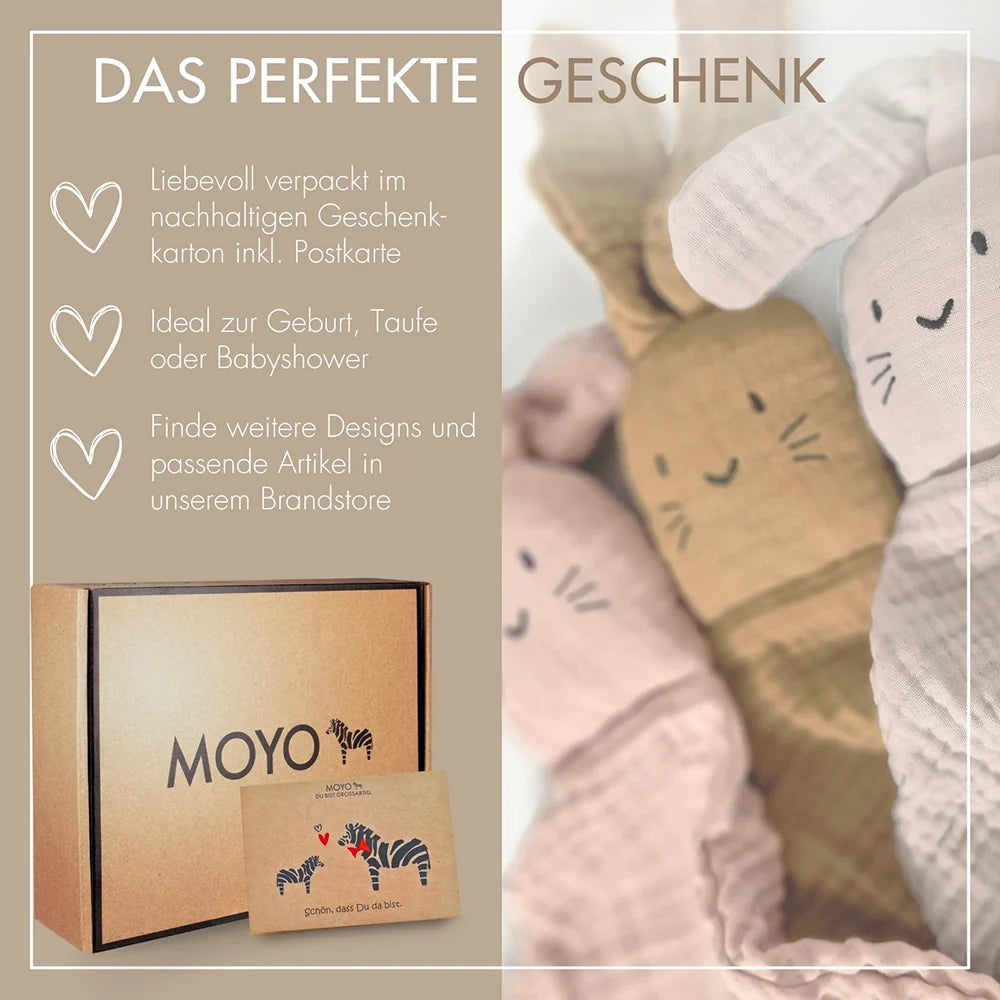 Musselin Geschenk-Set zartes Rosenholz