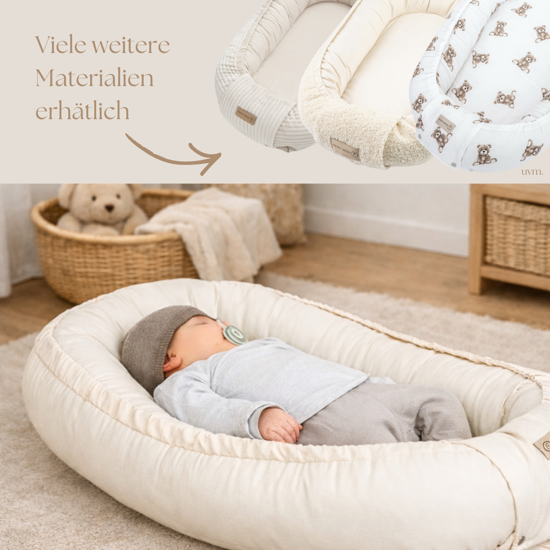 Babynestchen Baumwolle – Kuscheliger Baby-Kokon