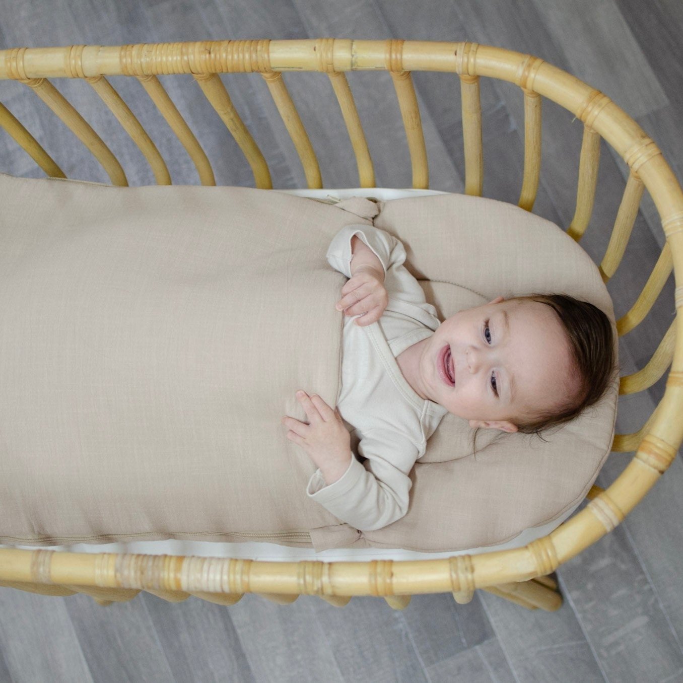 Babyschlafsack Sleepy Leinen – Kuscheliger Ganzjahresschlafsack