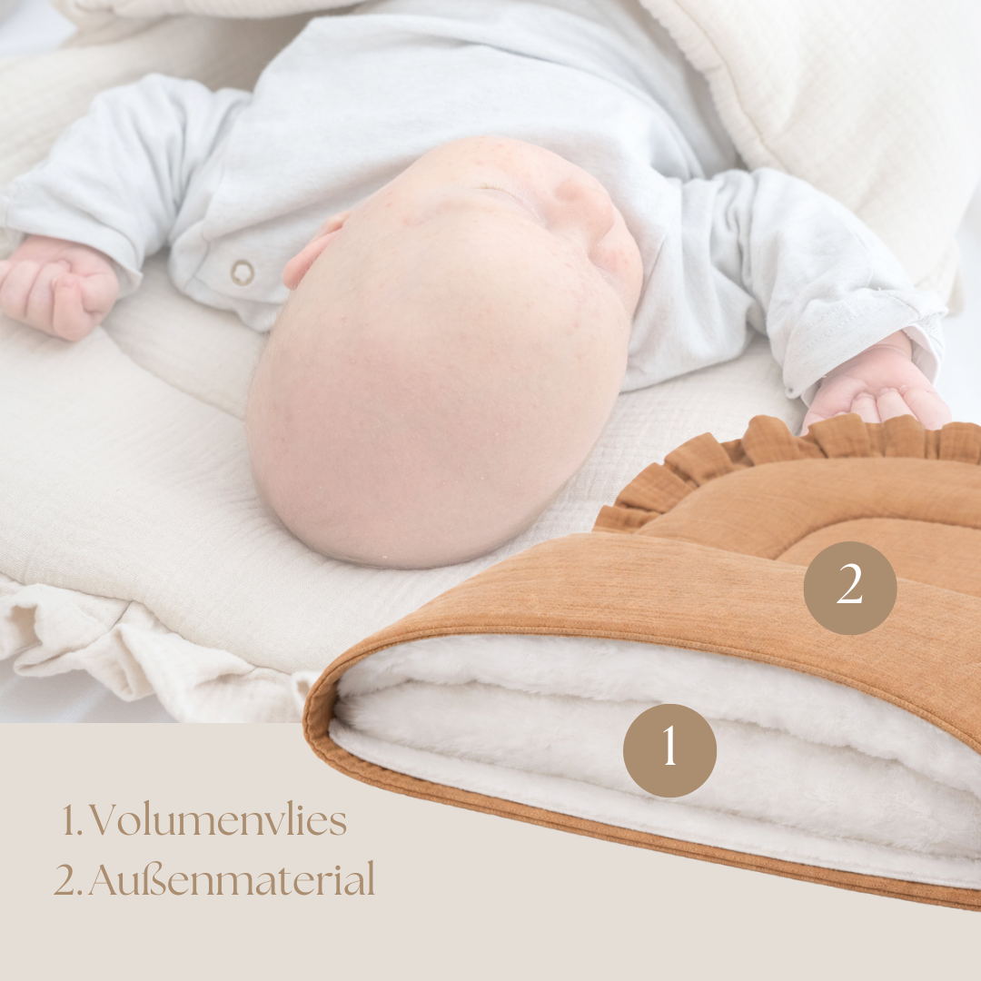 Babyschlafsack Dreamy Musselin – Atmungsaktiver Ganzjahresschlafsack
