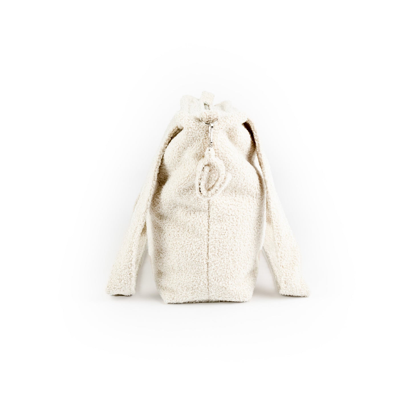 Wickeltasche Bouclé Teddystoff für den Kinderwagen - Mom bag