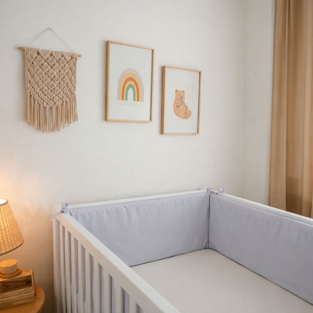 Bettumrandung Baumwolle für Baby- und Beistellbetten – Schutz, Komfort & Qualität