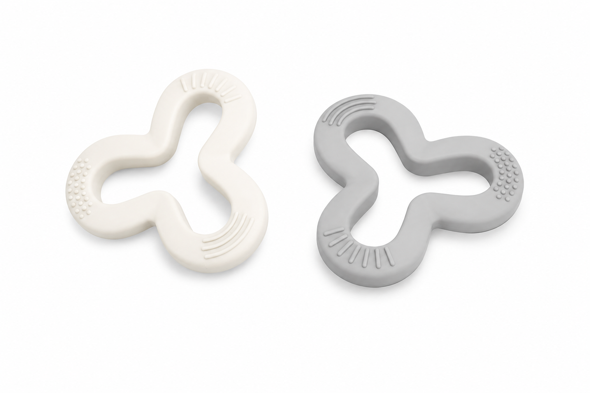 Baby Beißring Beißspielzeug Kleeblatt Teether