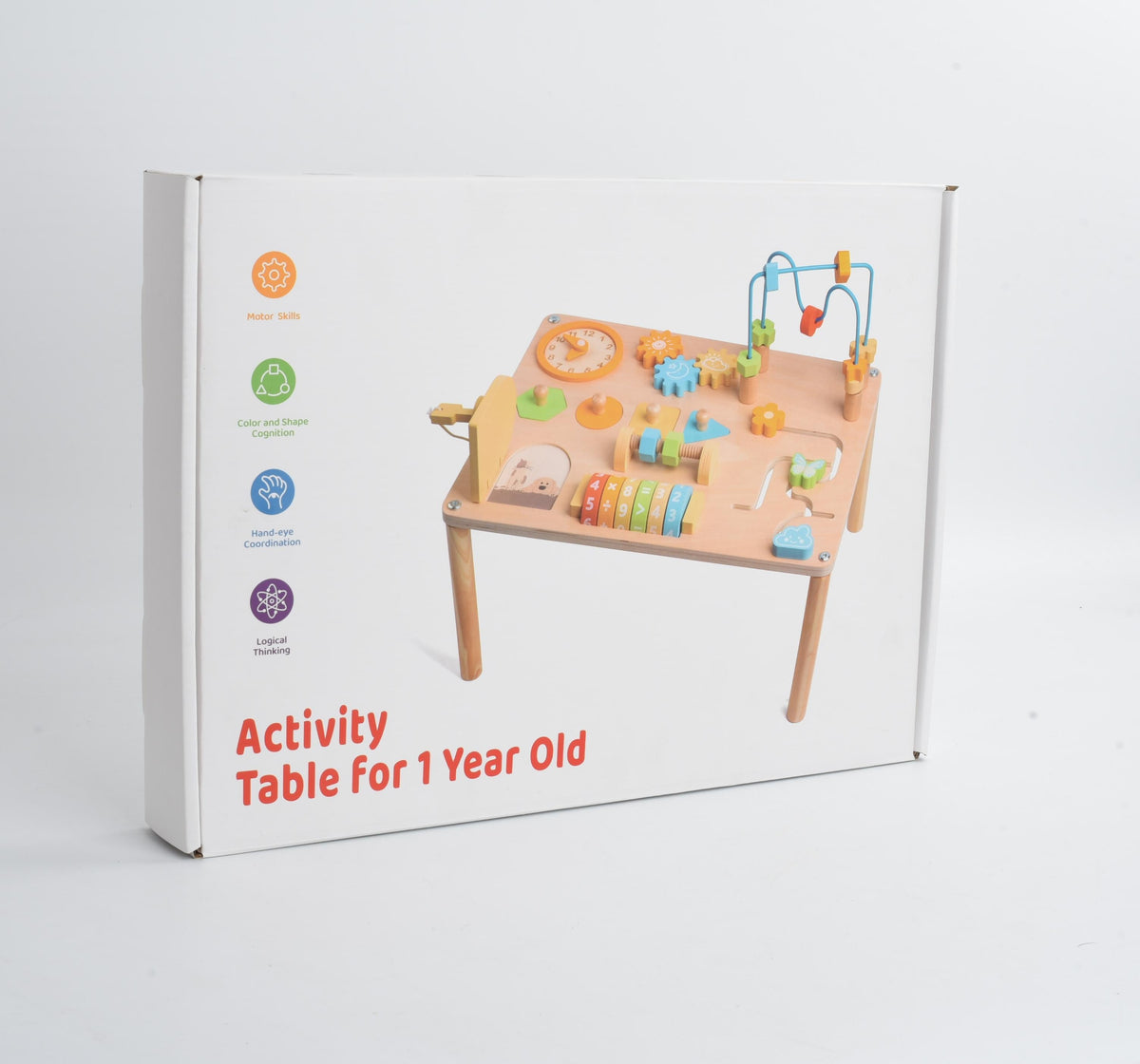 Beschäftigung Board - Lernspielzeug mit Tisch für Kinder ab 1 Jahr