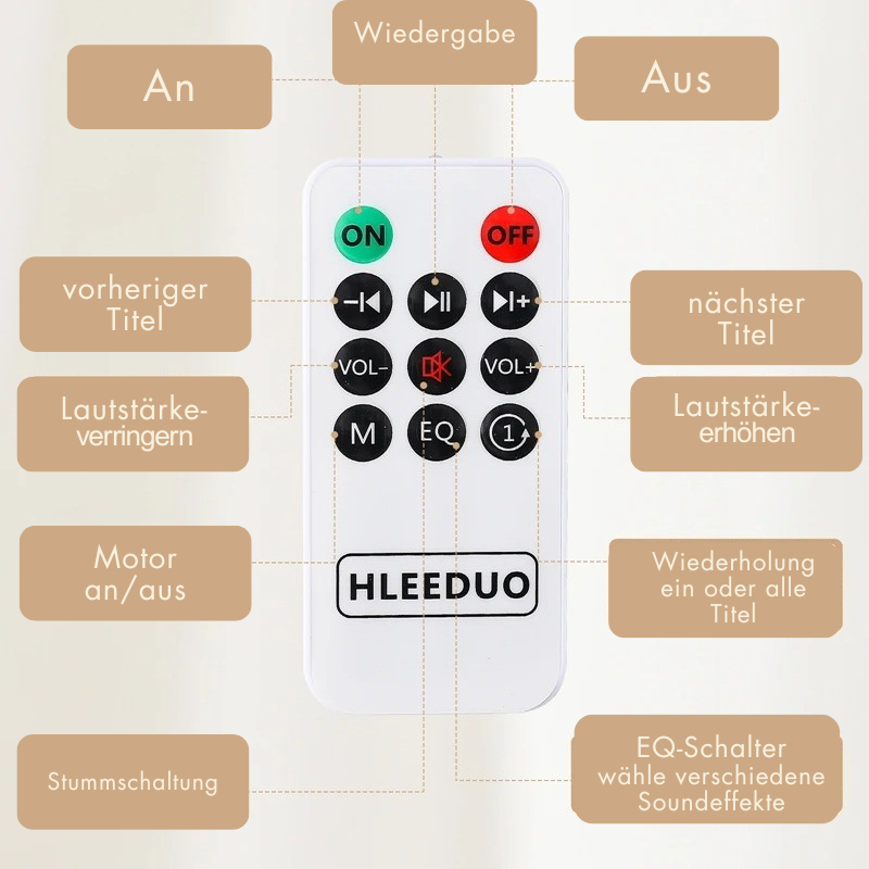 KidzzCamp Spieluhr-Musikbox – Mobile-Musikbox