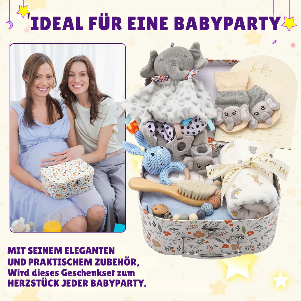 KidzzCamp Baby-Geschenkbox 12-teiliges Geschenkset