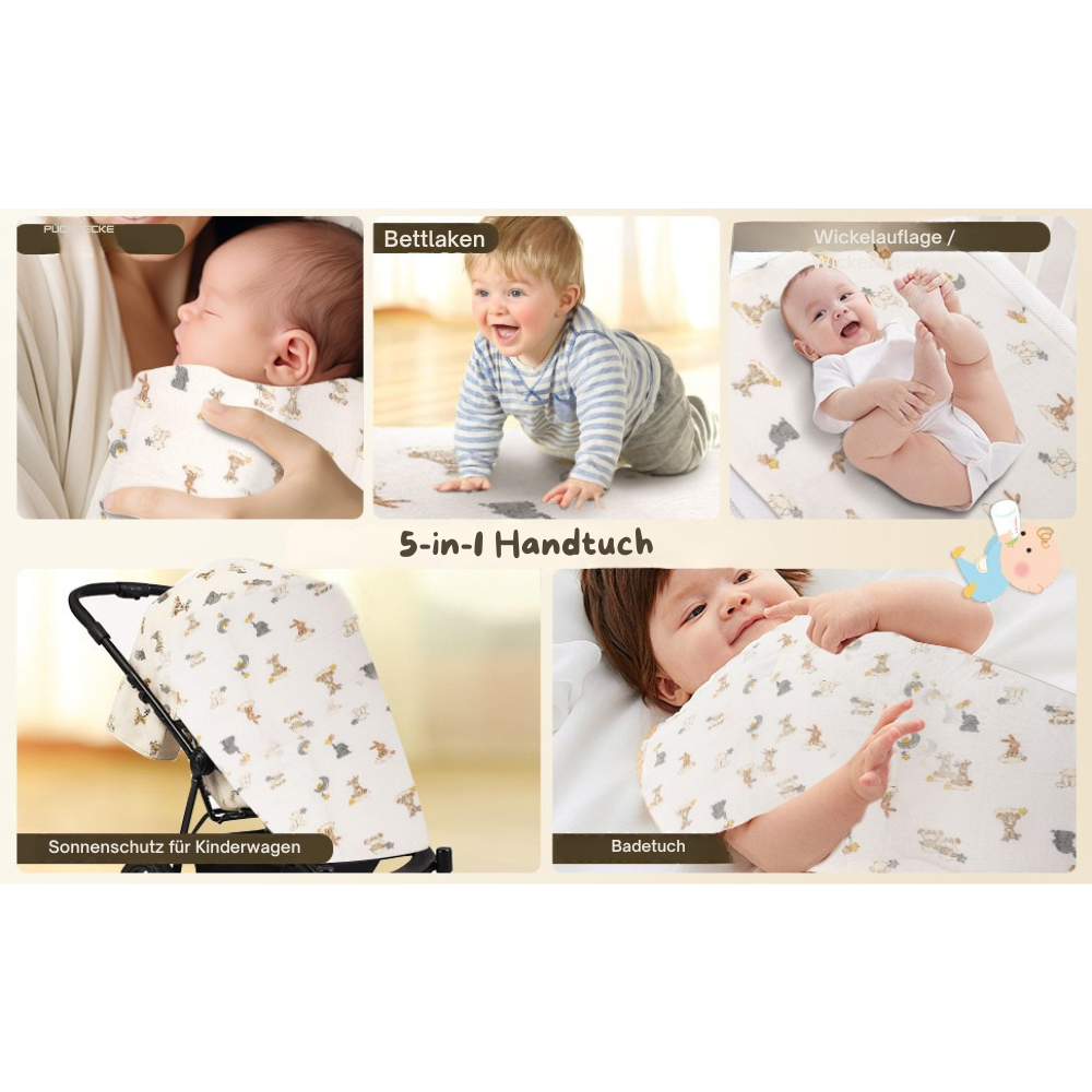 KidzzCamp Baby-Geschenkbox 12-teiliges Geschenkset