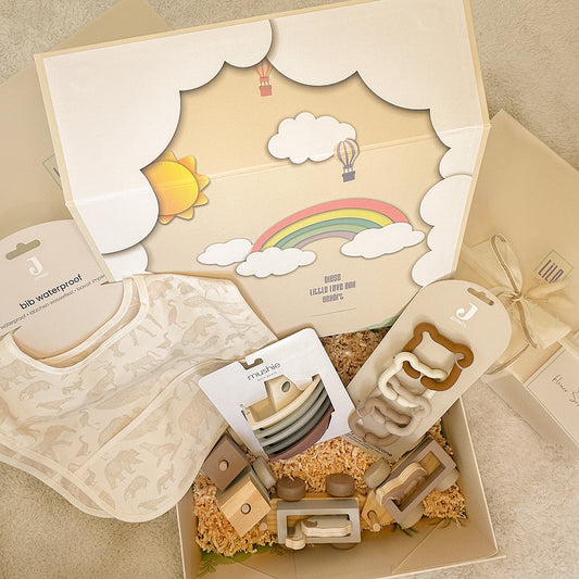 KidzzCamp – Premium Baby-Geschenkbox "Eat Play Repeat"