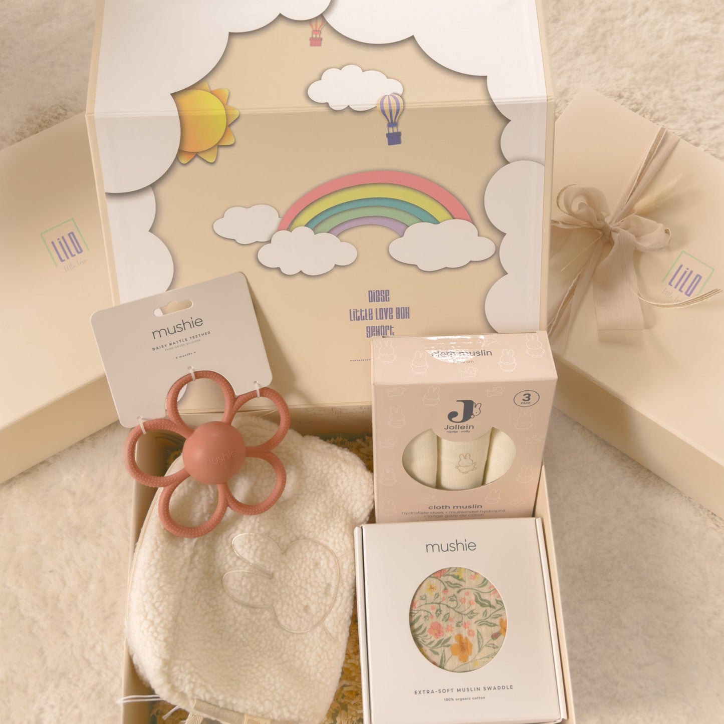 KidzzCamp – Premium Baby-Geschenkbox "Fairy Flower Box"