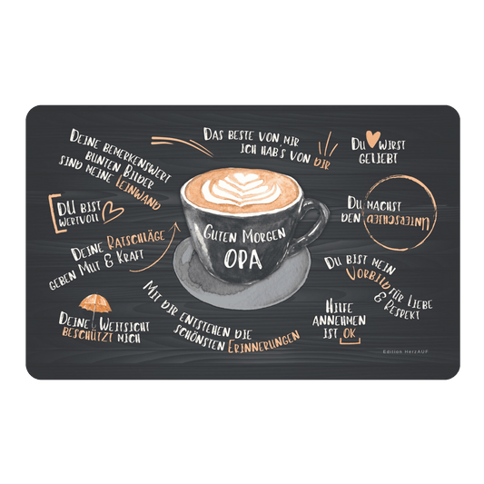 Frühstücksbrettchen “Guten Morgen Opa"
