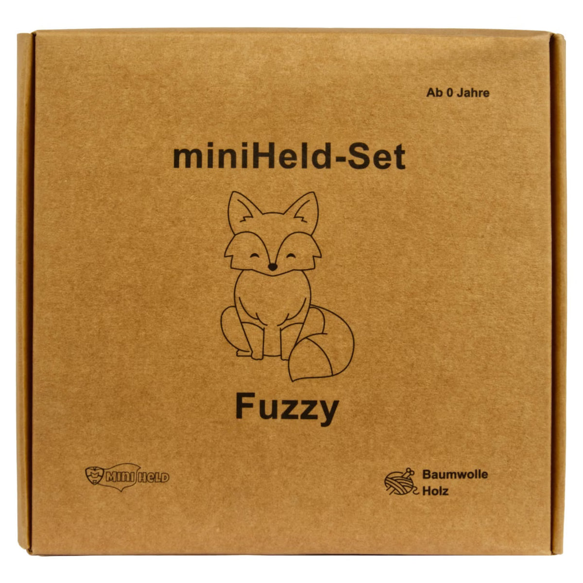 KidzzCamp Baby-Geschenkbox 3-teilig Fuchs Fuzzy
