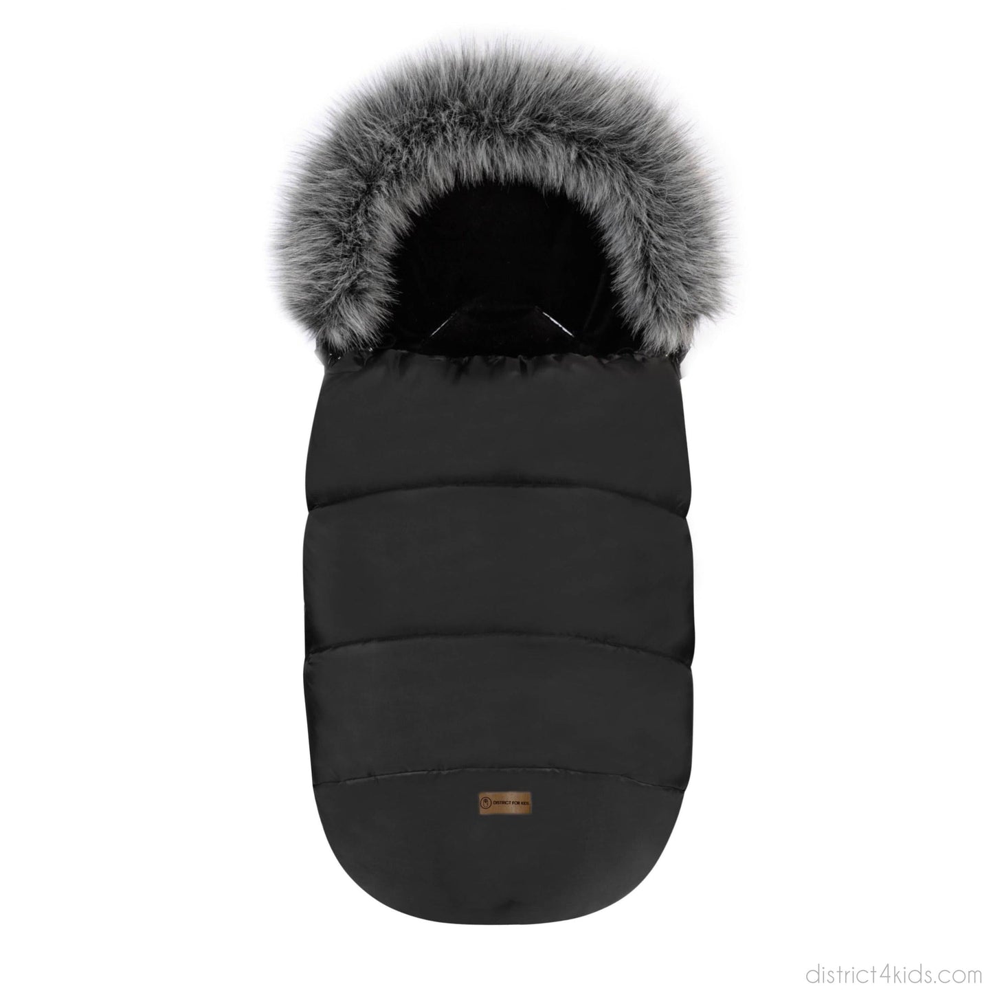 Winterfußsack wasserabweisend mit Fell – für Kinderwagen