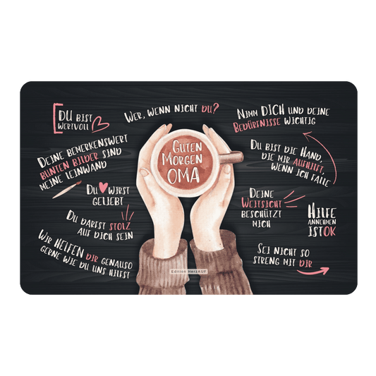 Frühstücksbrettchen “Guten Morgen Oma"