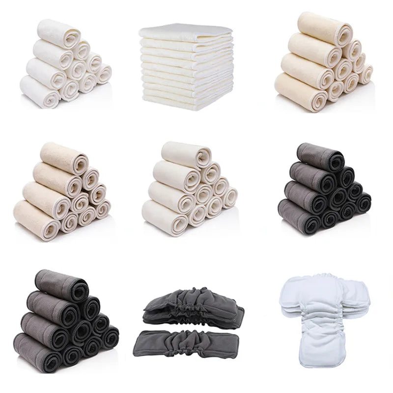 KidzzCamp KidzzCamp OneSize Windeleinsätze Saugeinlagen 4er Set 0-3 Jahre