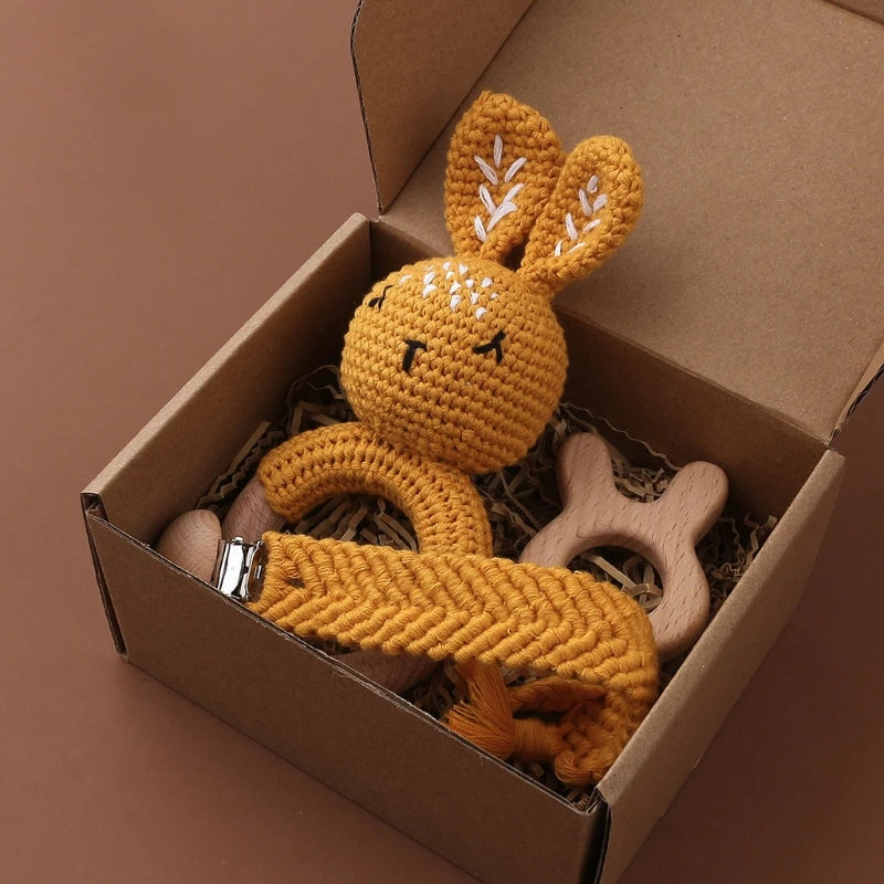KidzzCamp Baby-Geschenkbox 2-teilig gehäkelt