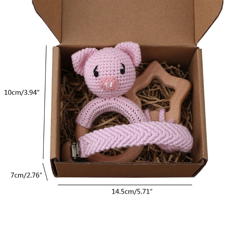 KidzzCamp Baby-Geschenkbox 2-teilig gehäkelt