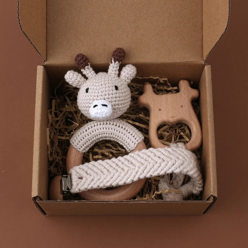 KidzzCamp Baby-Geschenkbox 2-teilig gehäkelt