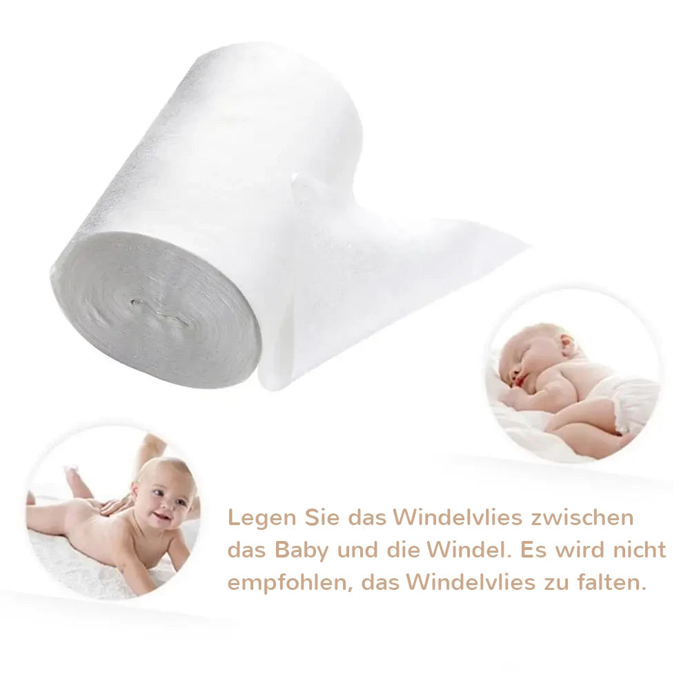 KidzzCamp KidzzCamp Windelvlies Einlagen je Rolle 100 Blatt Vlies 18 x 30cm