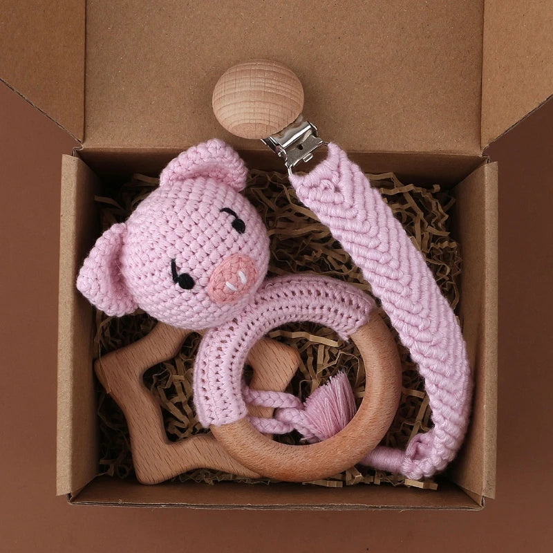 KidzzCamp Baby-Geschenkbox 2-teilig gehäkelt