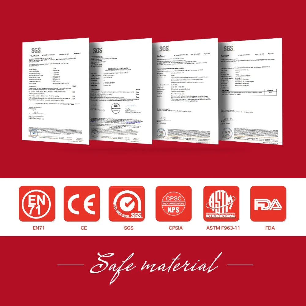 KidzzCamp Baby-Geschenkbox 7-teilig mit Kinderwagenkette