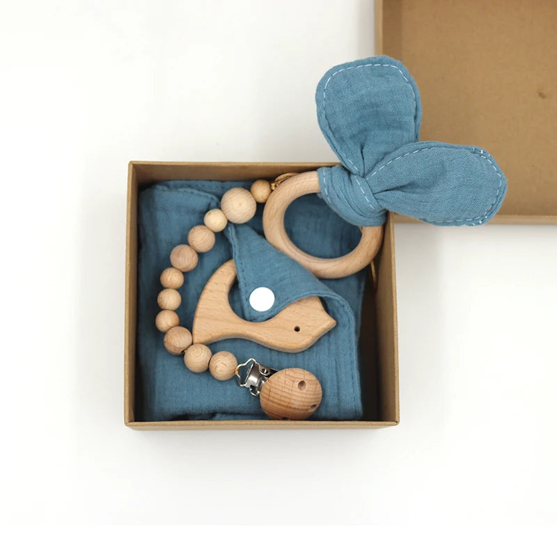 KidzzCamp Baby-Geschenkbox Häschen 4-teilig