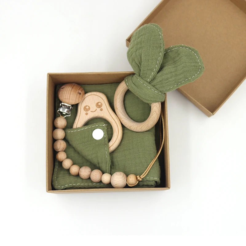 KidzzCamp Baby-Geschenkbox Häschen 4-teilig
