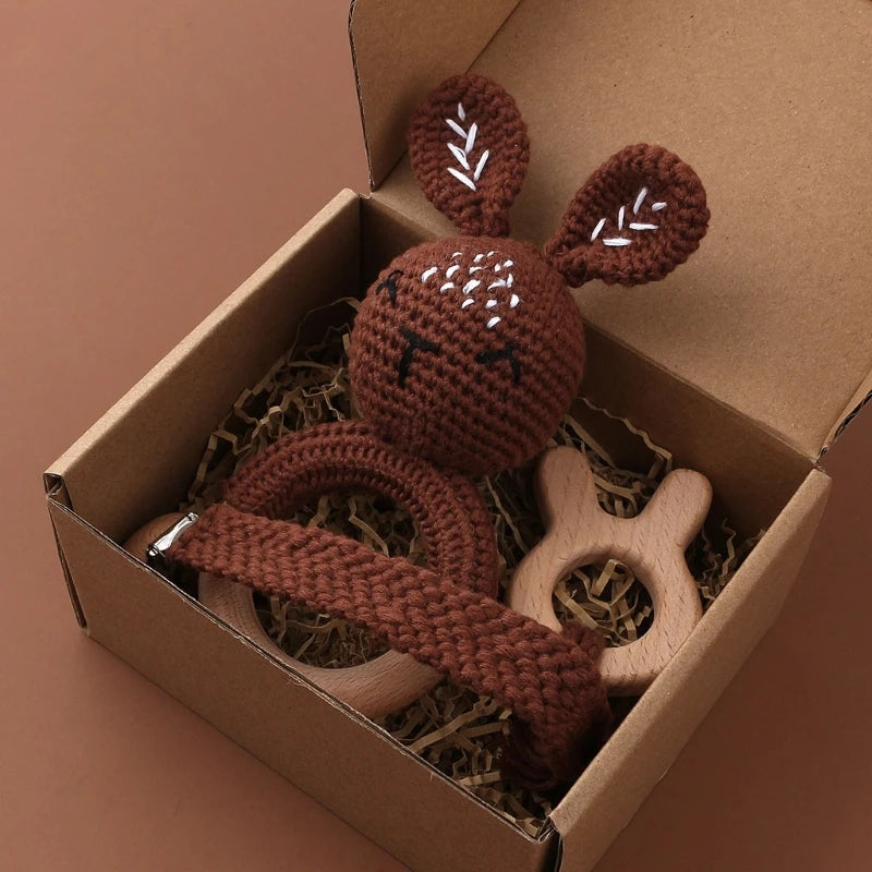 KidzzCamp Baby-Geschenkbox 2-teilig gehäkelt
