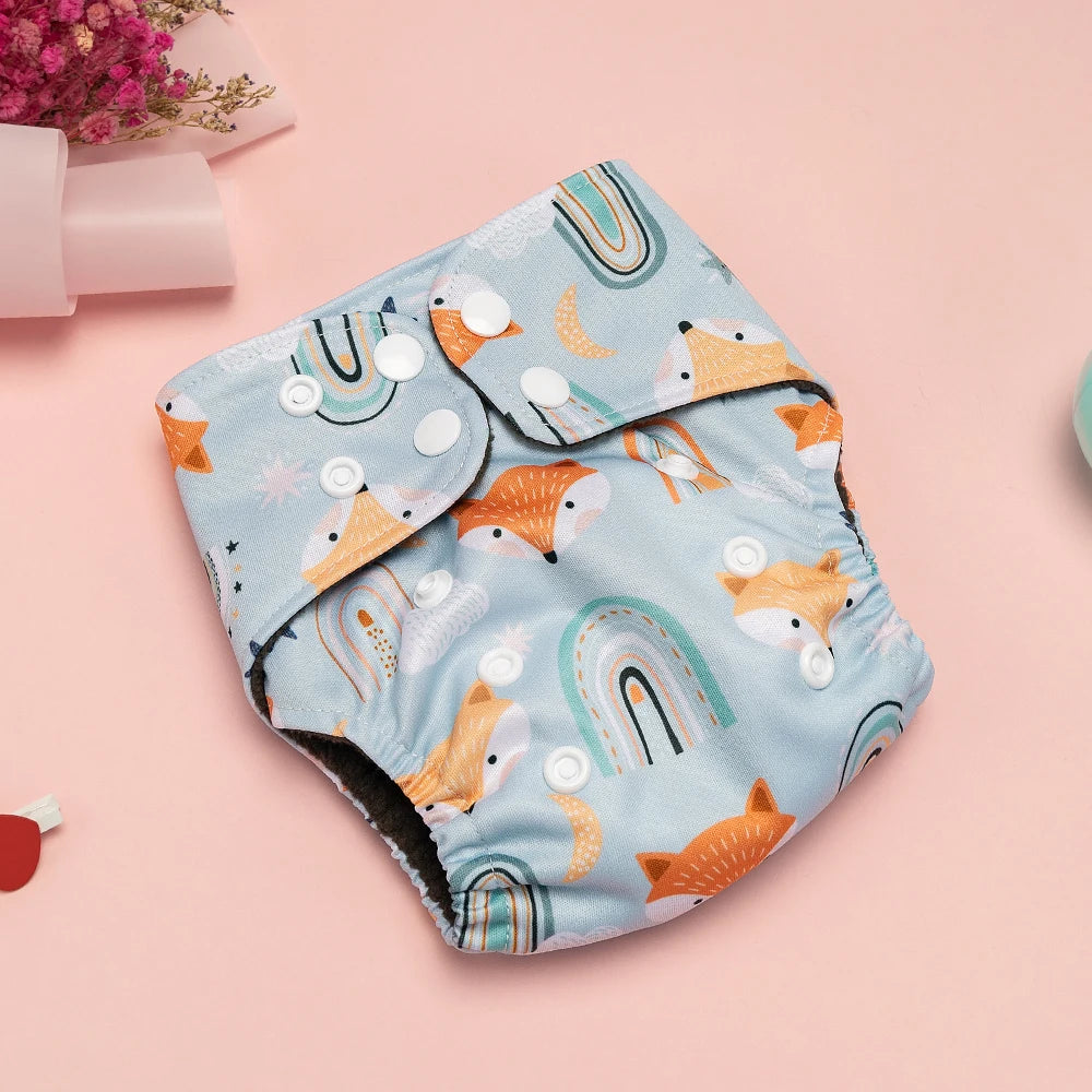 KidzzCamp G45 Fuchs / NB KidzzCamp Newborn Bambus Ai2 Stoffwindel Bambus