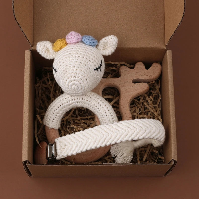 KidzzCamp Baby-Geschenkbox 2-teilig gehäkelt