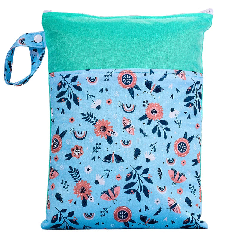 KidzzCamp G64 türkisblau KidzzCamp Wetbag 25x35cm wasserdichte Tasche für Windeln